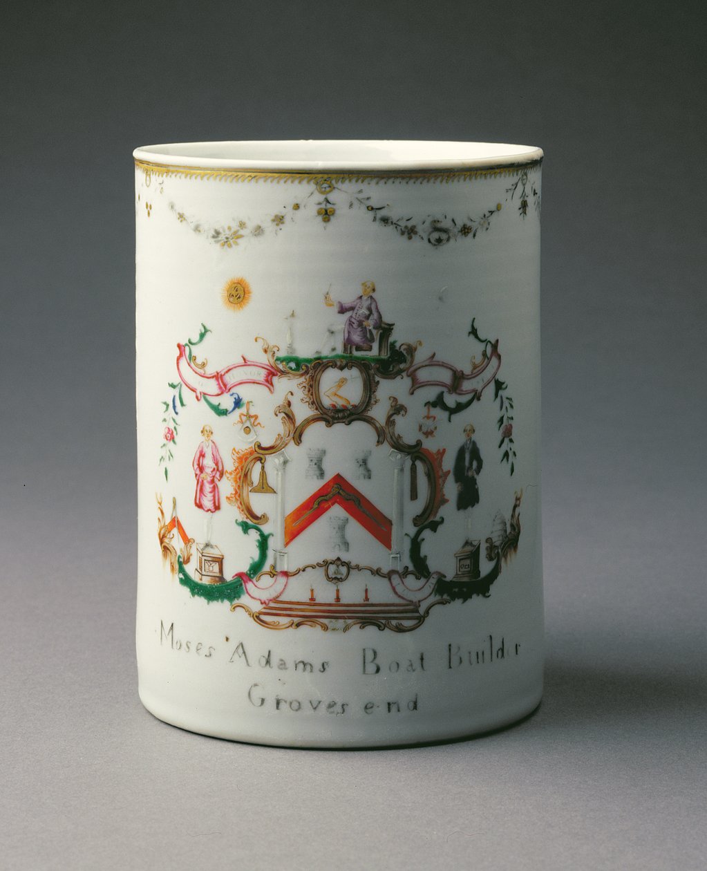 Boccale araldico, Periodo Qianlong (1736-95) c.1775 da Chinese School