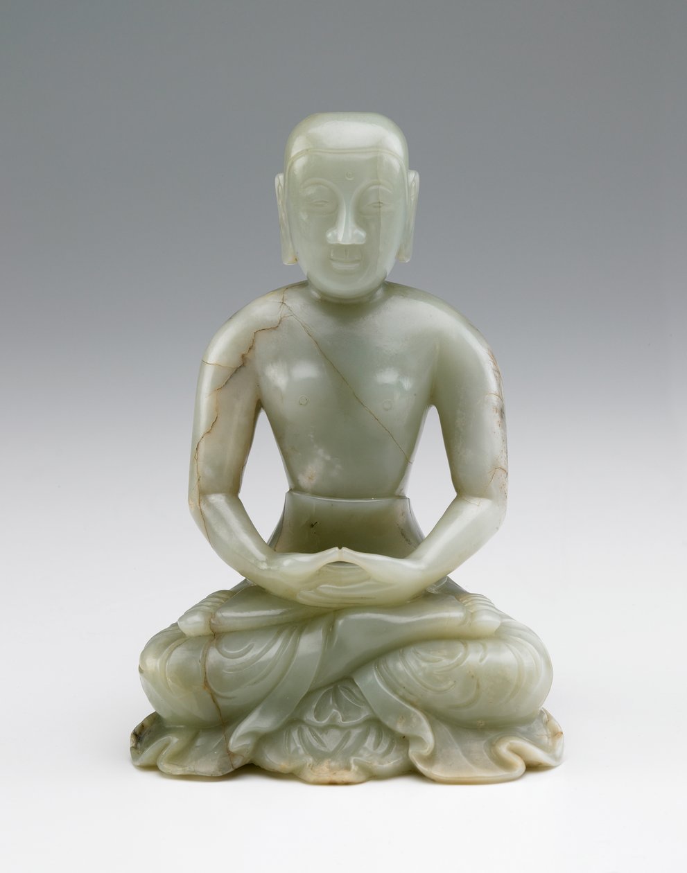 Scultura di Shakyamuni Buddha come asceta, XVII-XVIII secolo da Chinese School