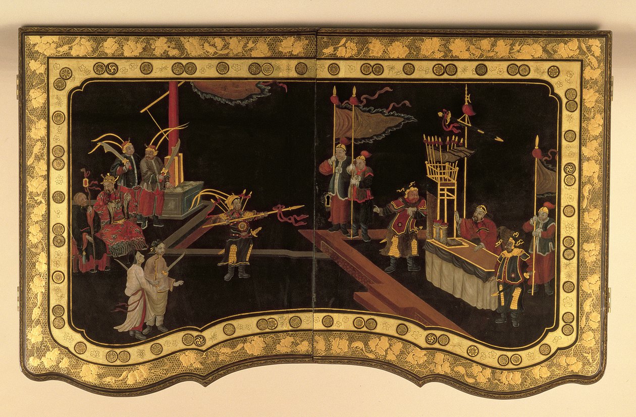 Piano da toeletta cinese da esportazione c.1780 da Chinese School