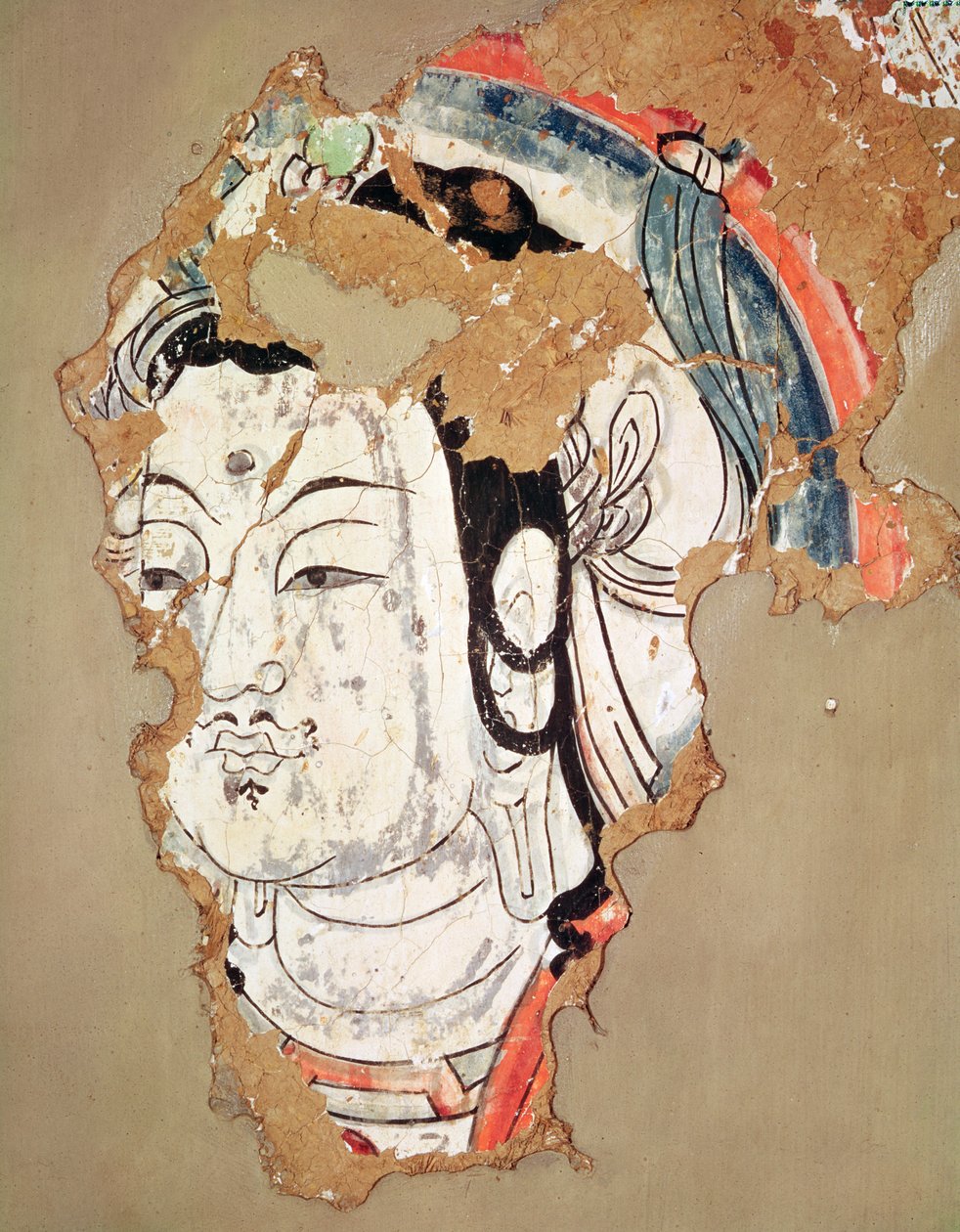 Testa di Buddha con un