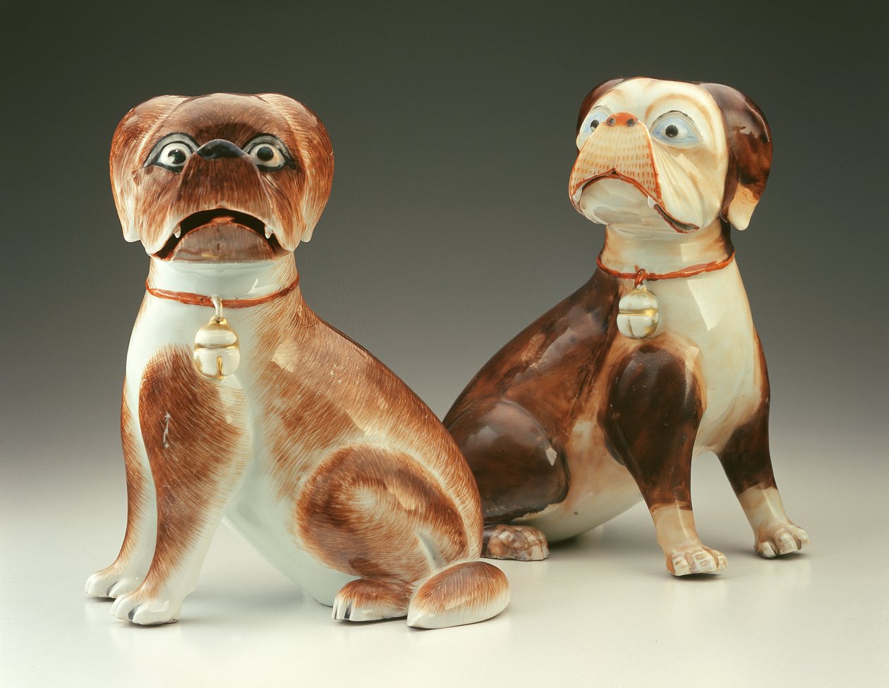 Coppia di cani Carlino da Chinese School