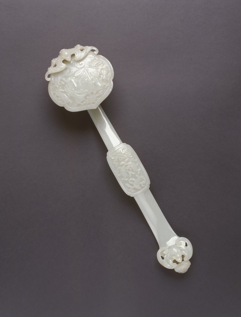 Scettro Ruyi (pietra celadon) da Chinese School