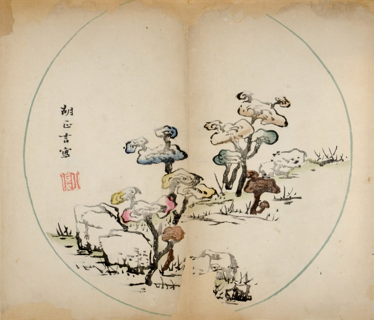 Stampe dello Studio dei Dieci Bambù, 1643 da Chinese School