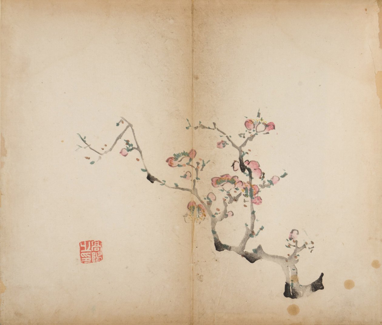 Stampe dello Studio dei Dieci Bambù, 1643 da Chinese School