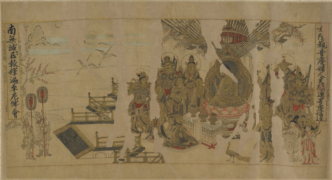 Il Buddha che si rivolge a Yamaraja a Kusinagara, XII-XIII secolo da Chinese School