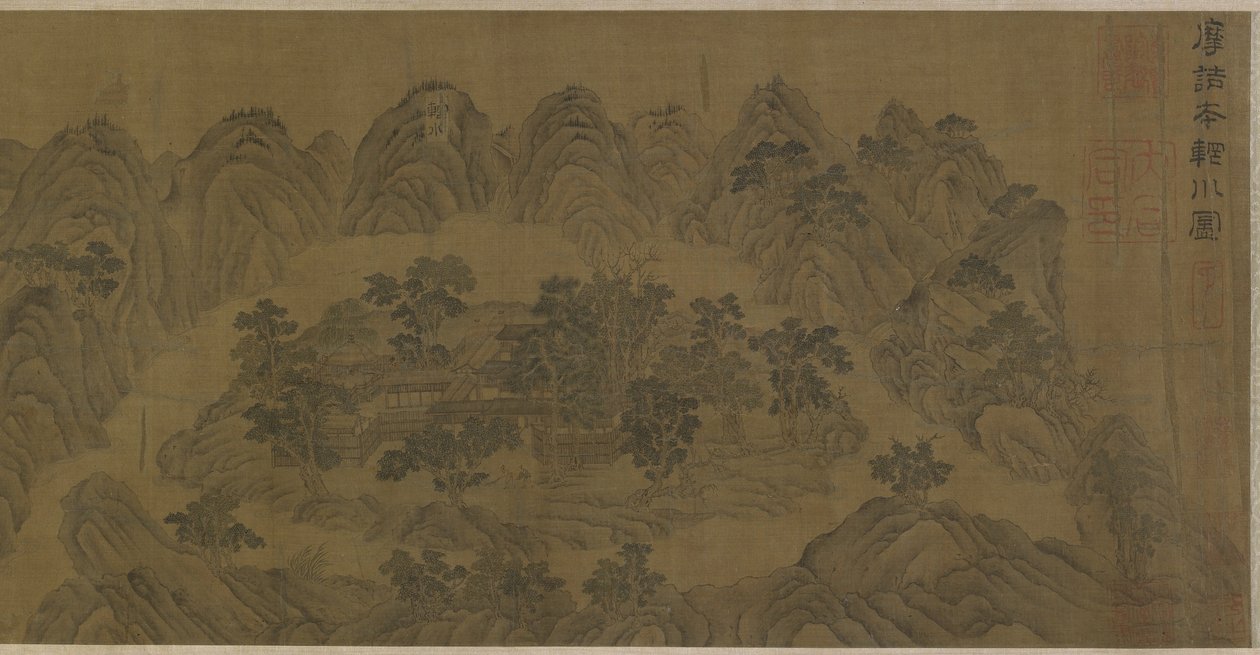La villa di Wangchuan, dinastia Ming o Qing da Chinese School