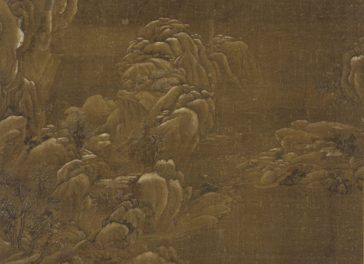 Paesaggio invernale, dinastia Ming o Qing, XV-XVIII secolo da Chinese School