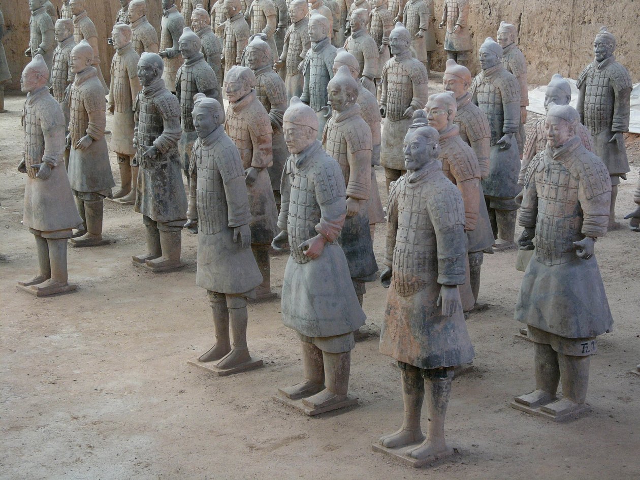 Museo di Xian, guerrieri di terracotta dalla tomba dell