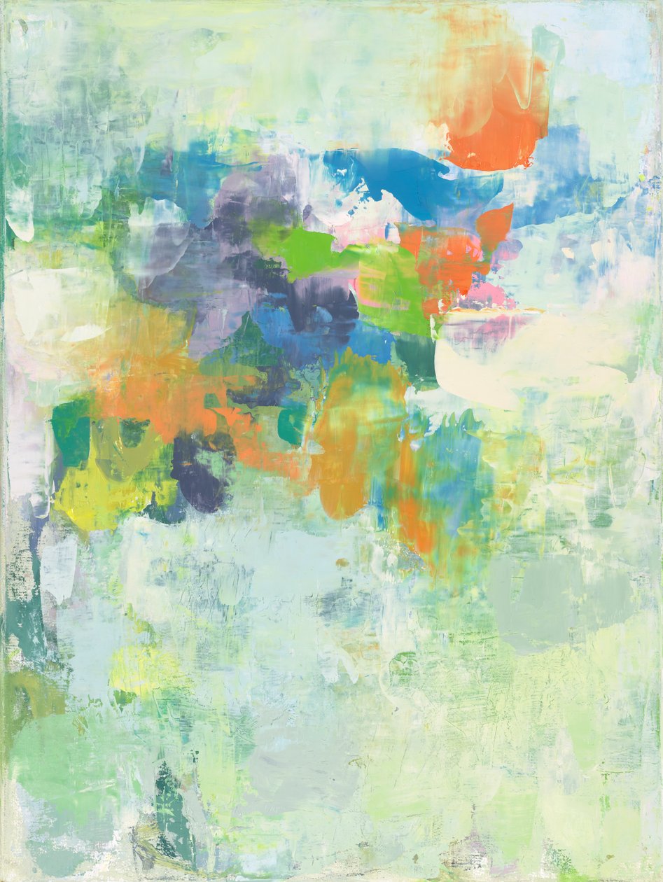 Composizione astratta VII, 2023 (olio su tela di lino) da Ching Fun Tso