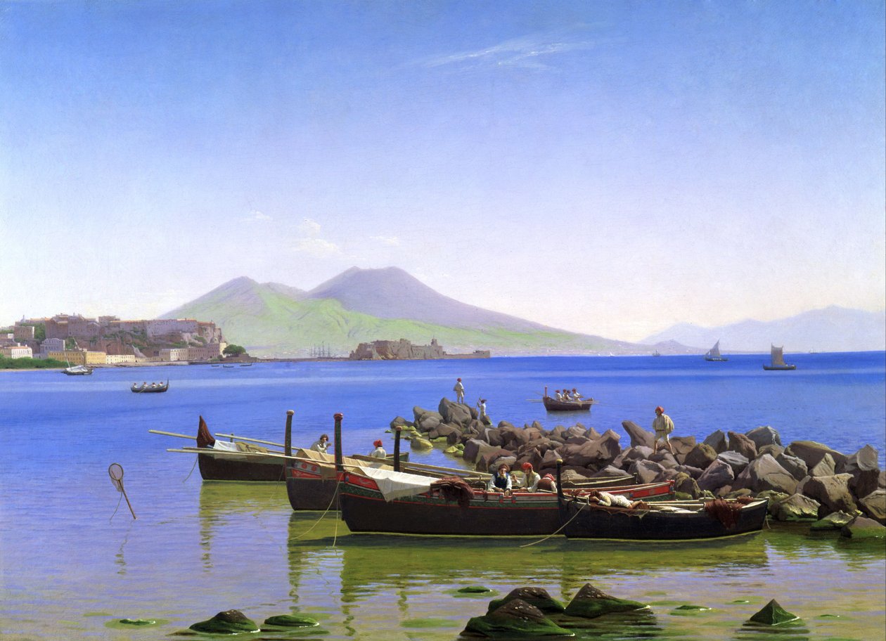 Baia di Napoli da Christen Schjellerup Købke