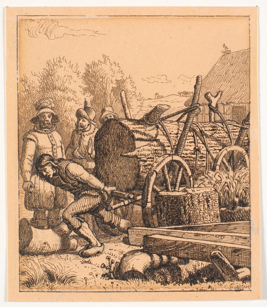 Illustrazione per St. St. Blicher, Le tre vigilie da Christen Dalsgaard
