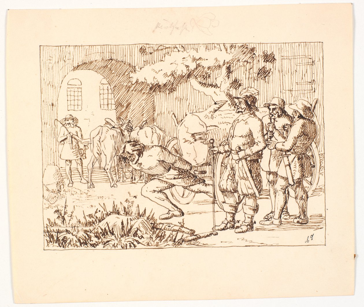 Illustrazione per St. St. Blicher, Le tre vigilie da Christen Dalsgaard