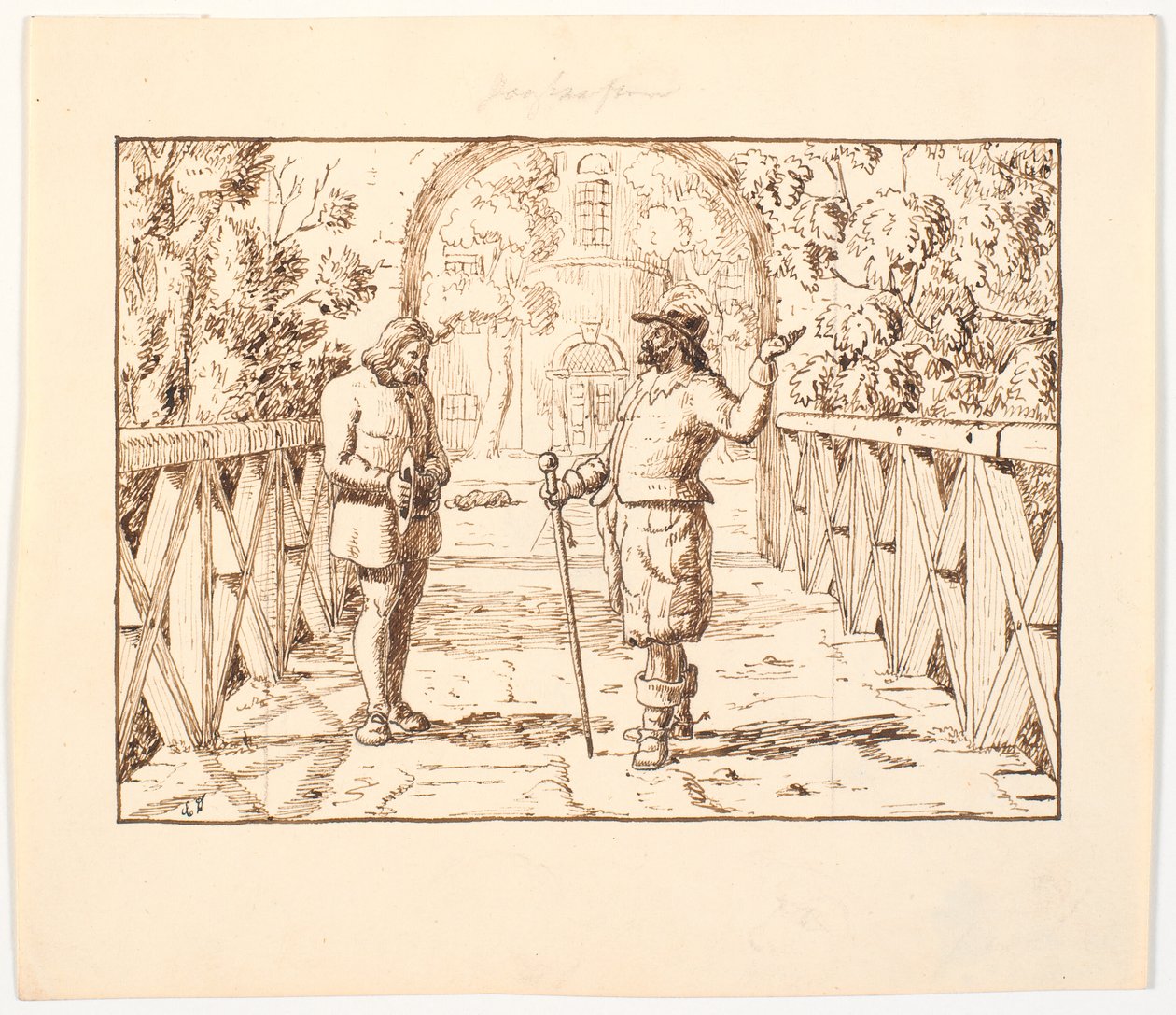 Illustrazione per St. St. Blicher, Le tre vigilie da Christen Dalsgaard