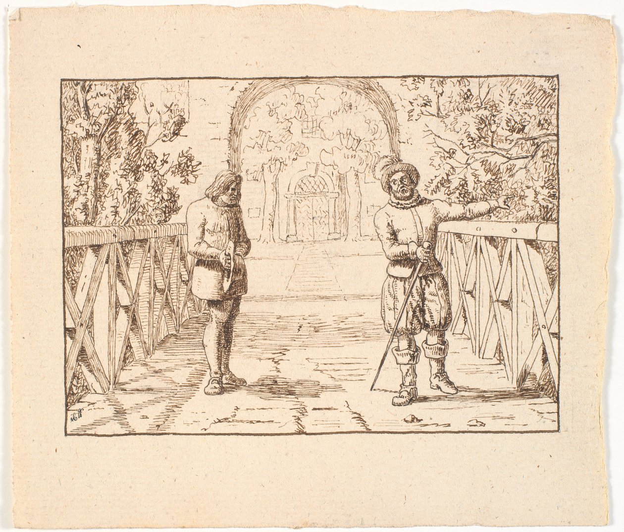Illustrazione per St. St. Blicher, Le tre vigilie da Christen Dalsgaard