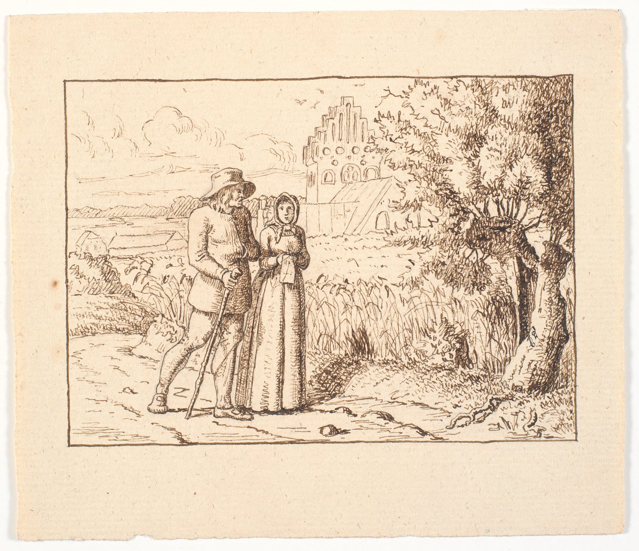Illustrazione per St. St. Blicher, Le tre vigilie da Christen Dalsgaard