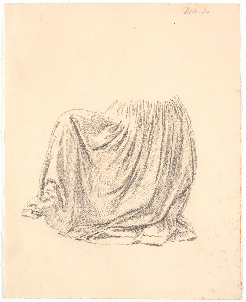 Studio di drappeggio da Christen Købke