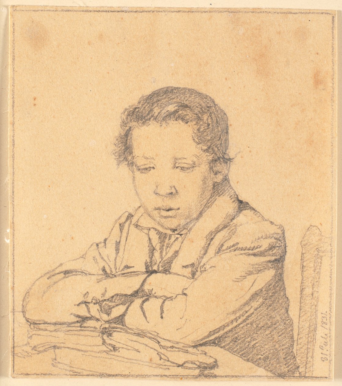 Ragazzo che legge (Fritz Feilberg) da Christen Købke