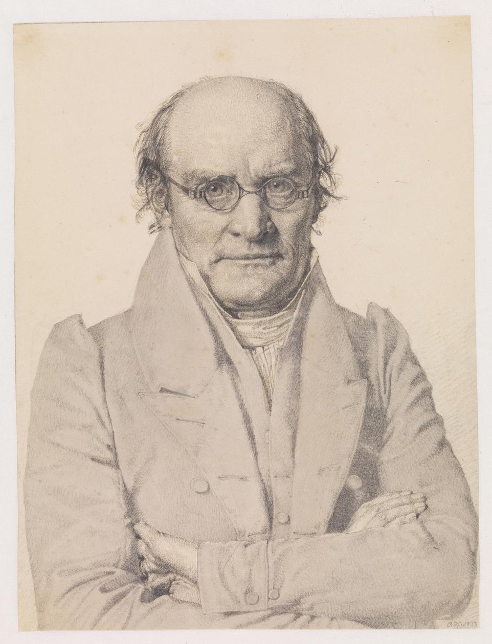 Ritratto del Professor Frederik Christian Sibbern da Christen Købke