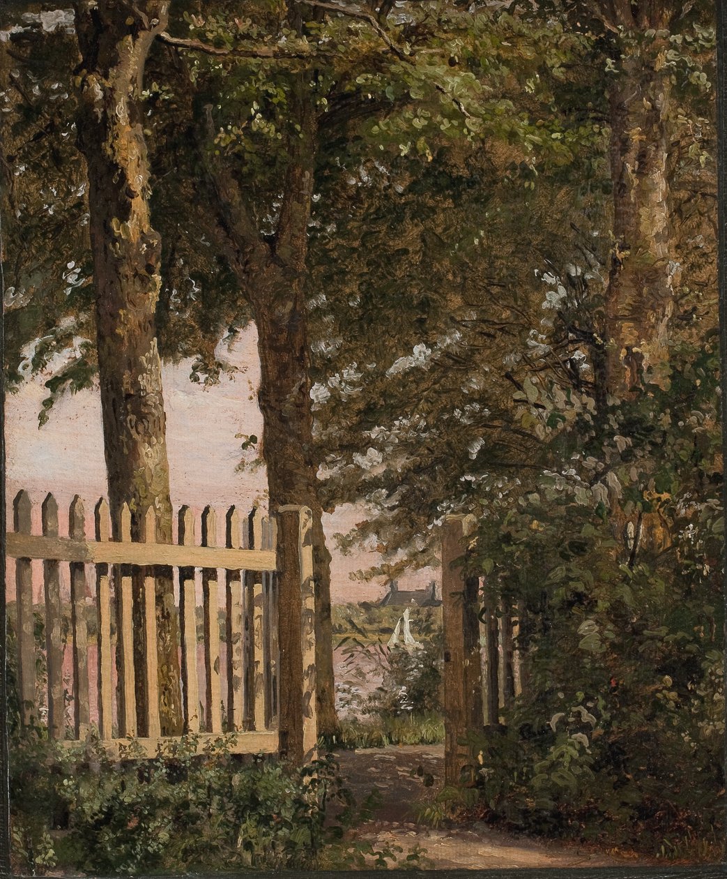 Il cancello del giardino della casa dell