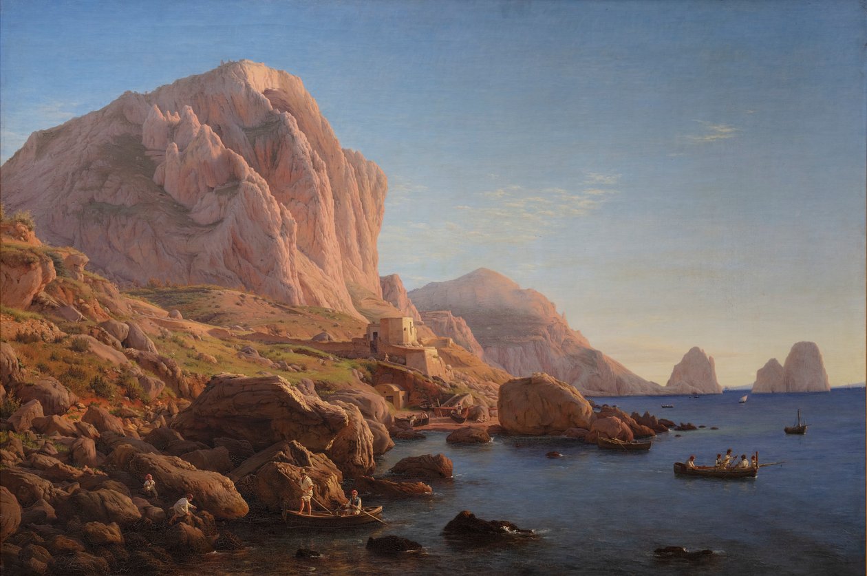 Costa rocciosa, Capri. Dopo l