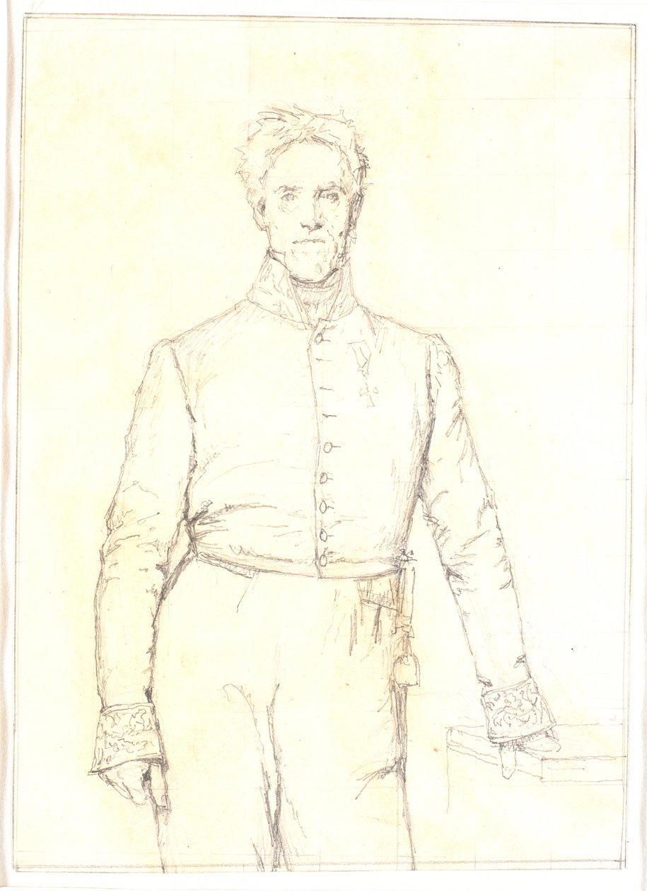 Conte, ciambellano Jens Andreas Graah (1787-1873) da Christen Købke