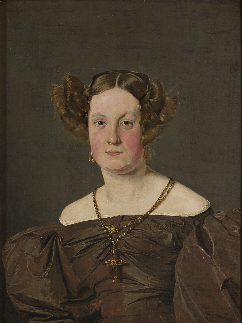 Signora Th Petersen, nata Roepstorff, 1833 da Christen Schjellerup Købke