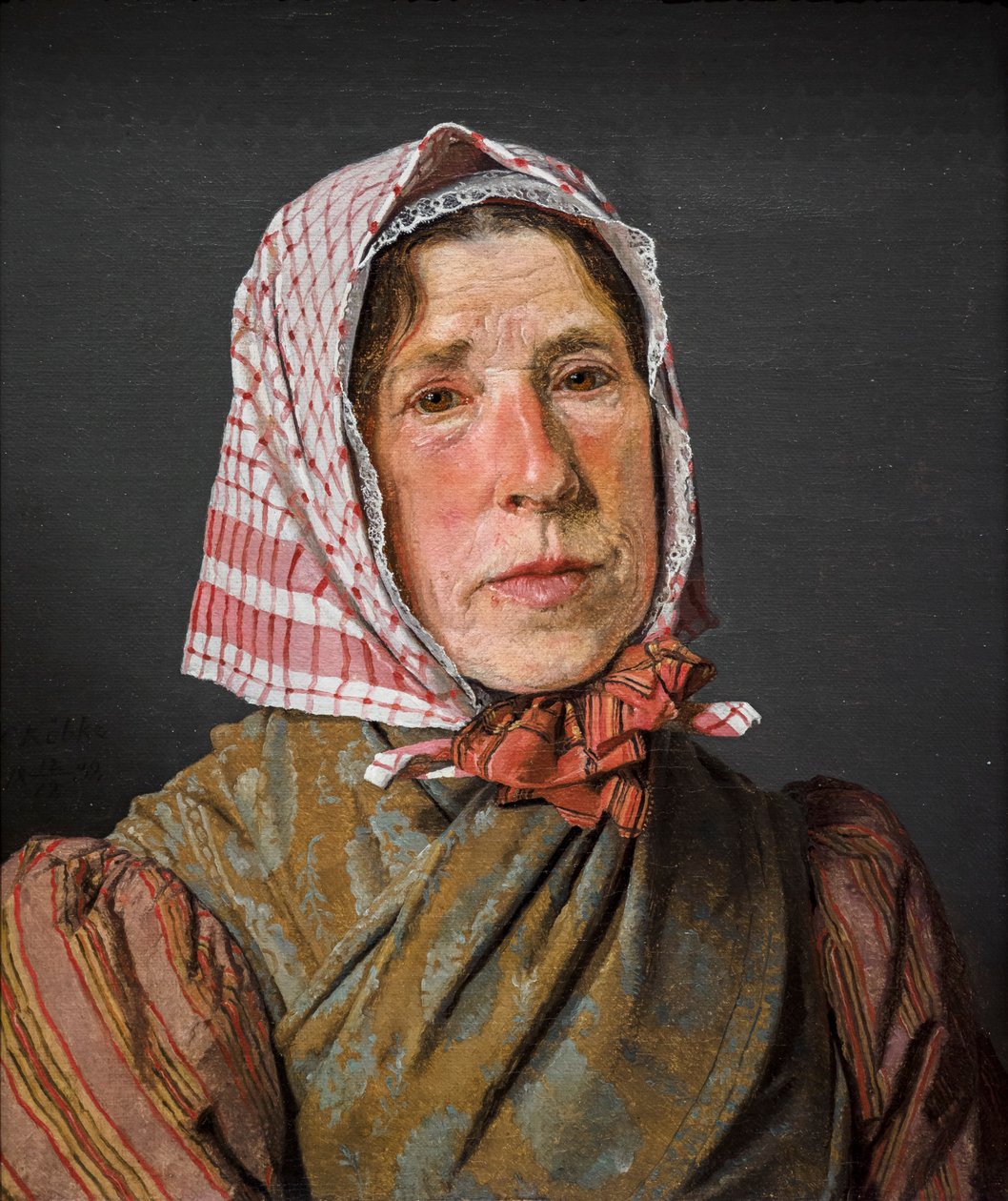 Vecchio. Contadina da Christen Schjellerup Kobke