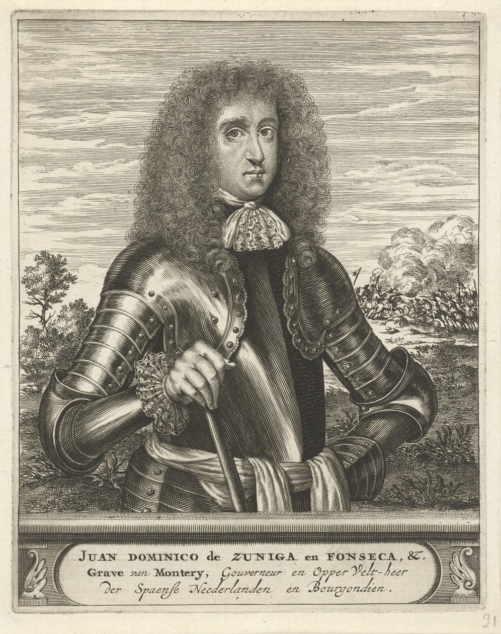 Christiaan Hagen - Ritratto di Juan Domingo de Zuñiga y Fonseca da Christiaan Hagen