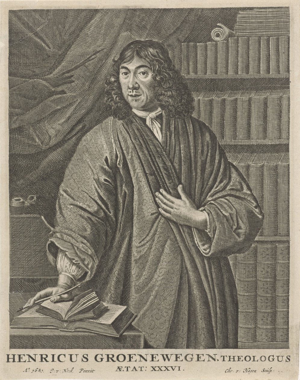Ritratto di Henricus Groenewegen da Christiaan Hagen