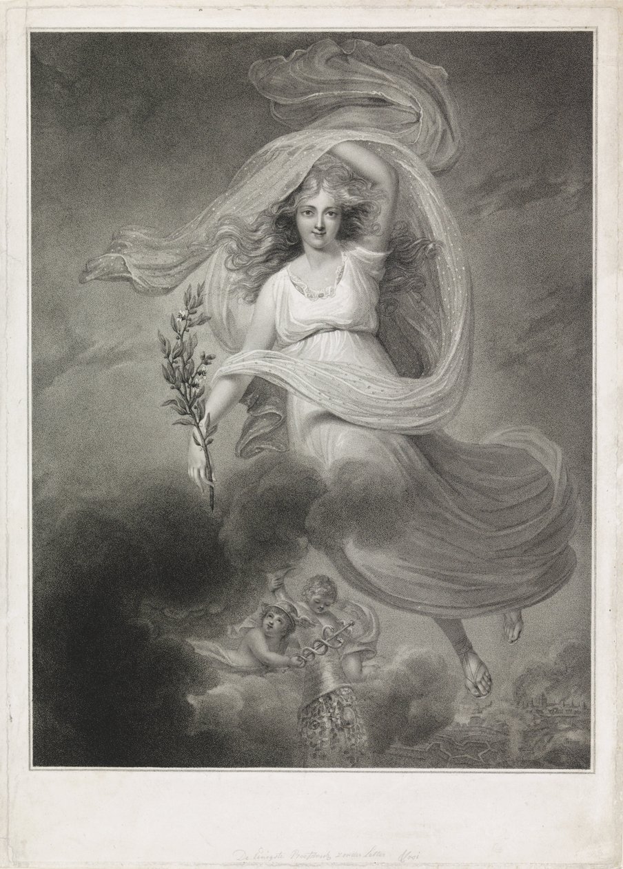 Allegoria della Pace di Amiens, 1802 da Christiaan Josi