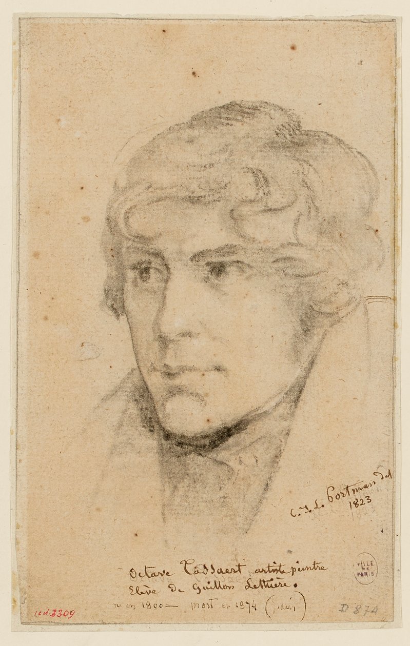 Ritratto di Octave Tassaert da Christiaan Julius Lodewijk Portman