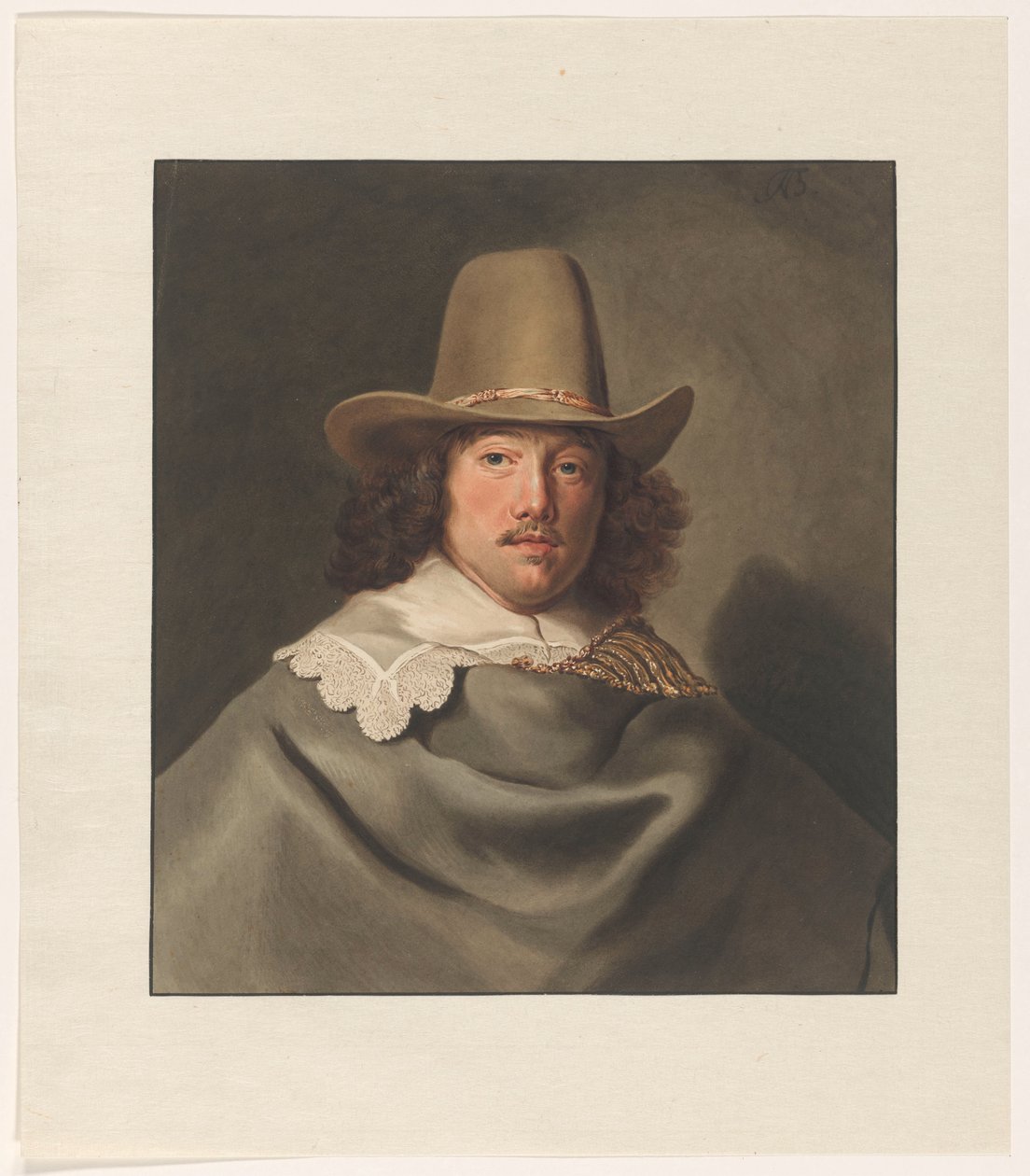 Ritratto di Abraham Velters (1603-1690) da Christiaan Kramm