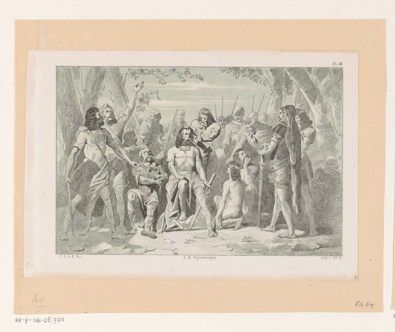 Brinio si fa radere da Christiaan Lodewijk van Kesteren
