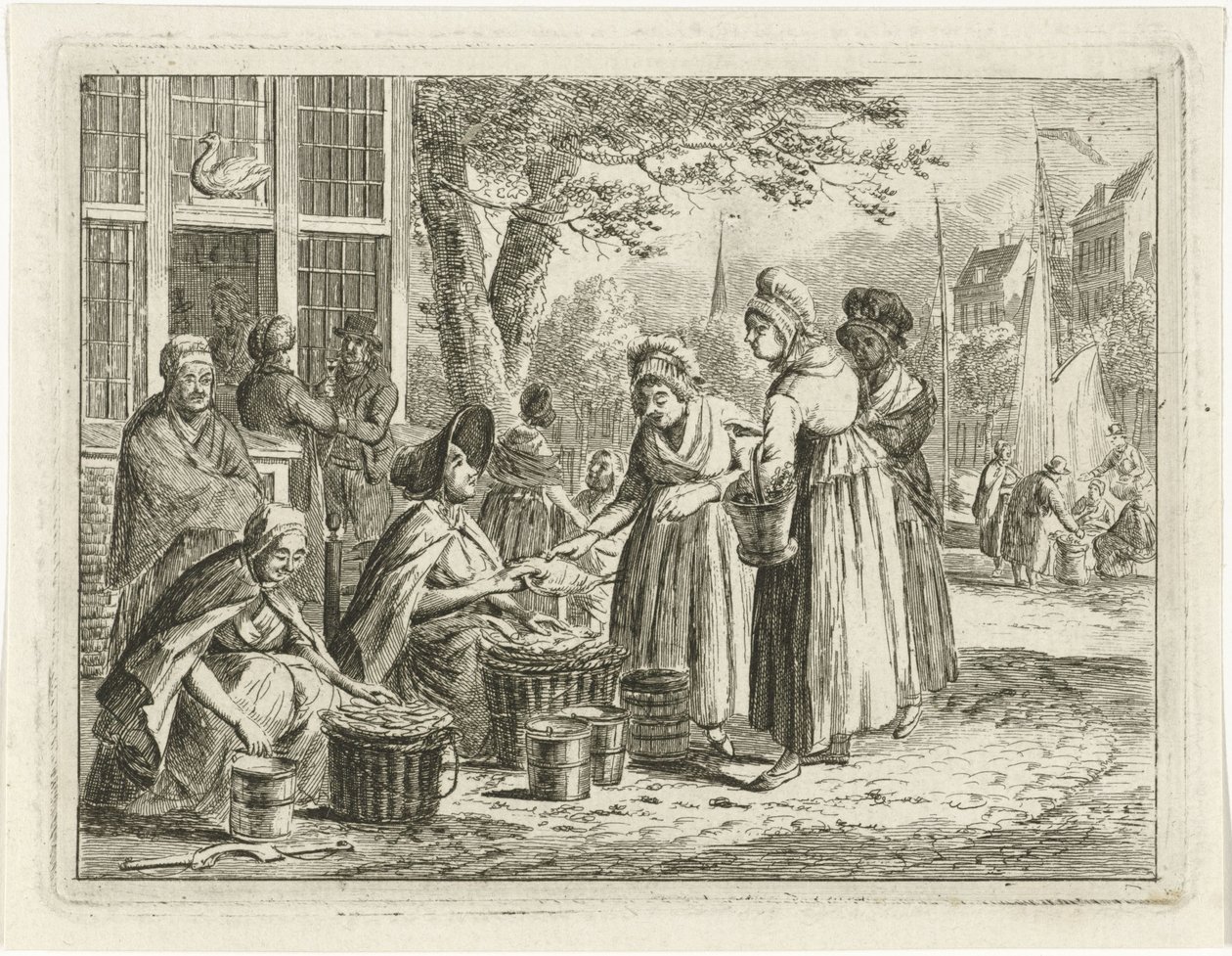 Venditrici di pesce da Christiaan Meijer
