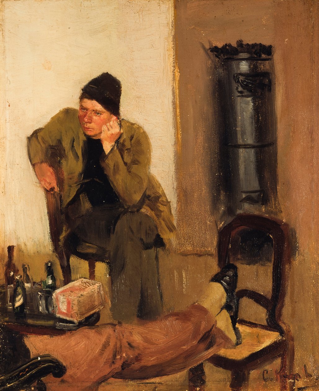 Charles Lundh in conversazione con Christian Krohg da Christian Krohg