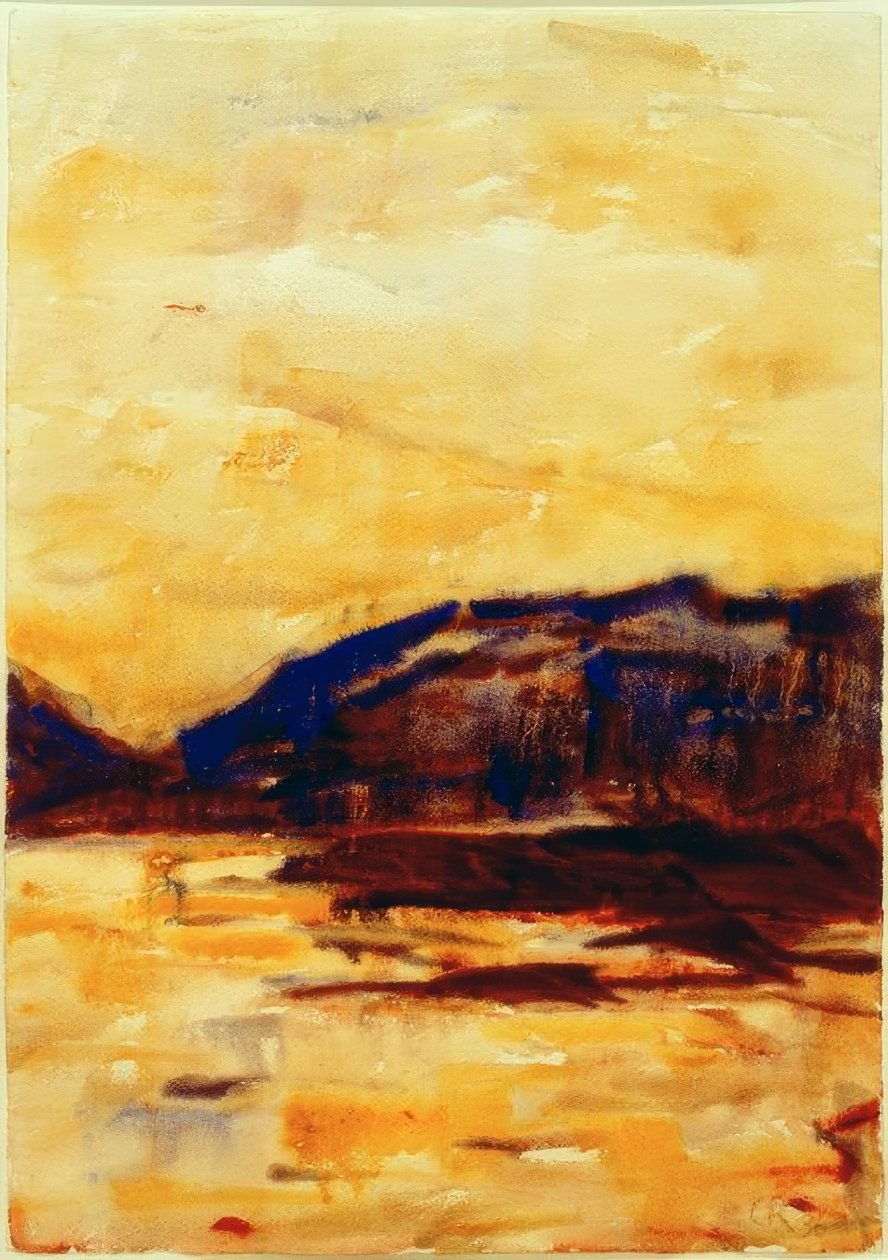 Luce dorata della sera sul Lago Maggiore da Christian Rohlfs