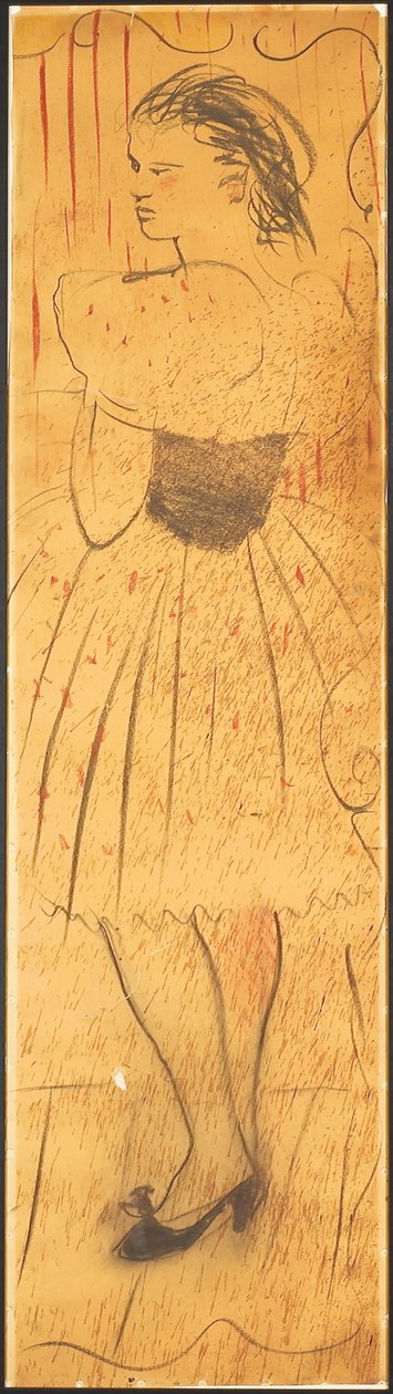 Trittico (disegno di una scena d