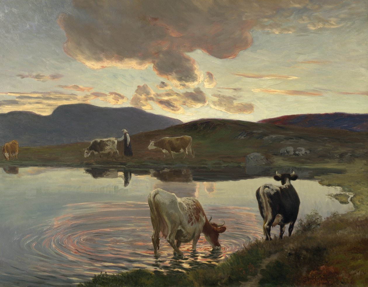 Dopo il tramonto da Christian Eriksen Skredsvig