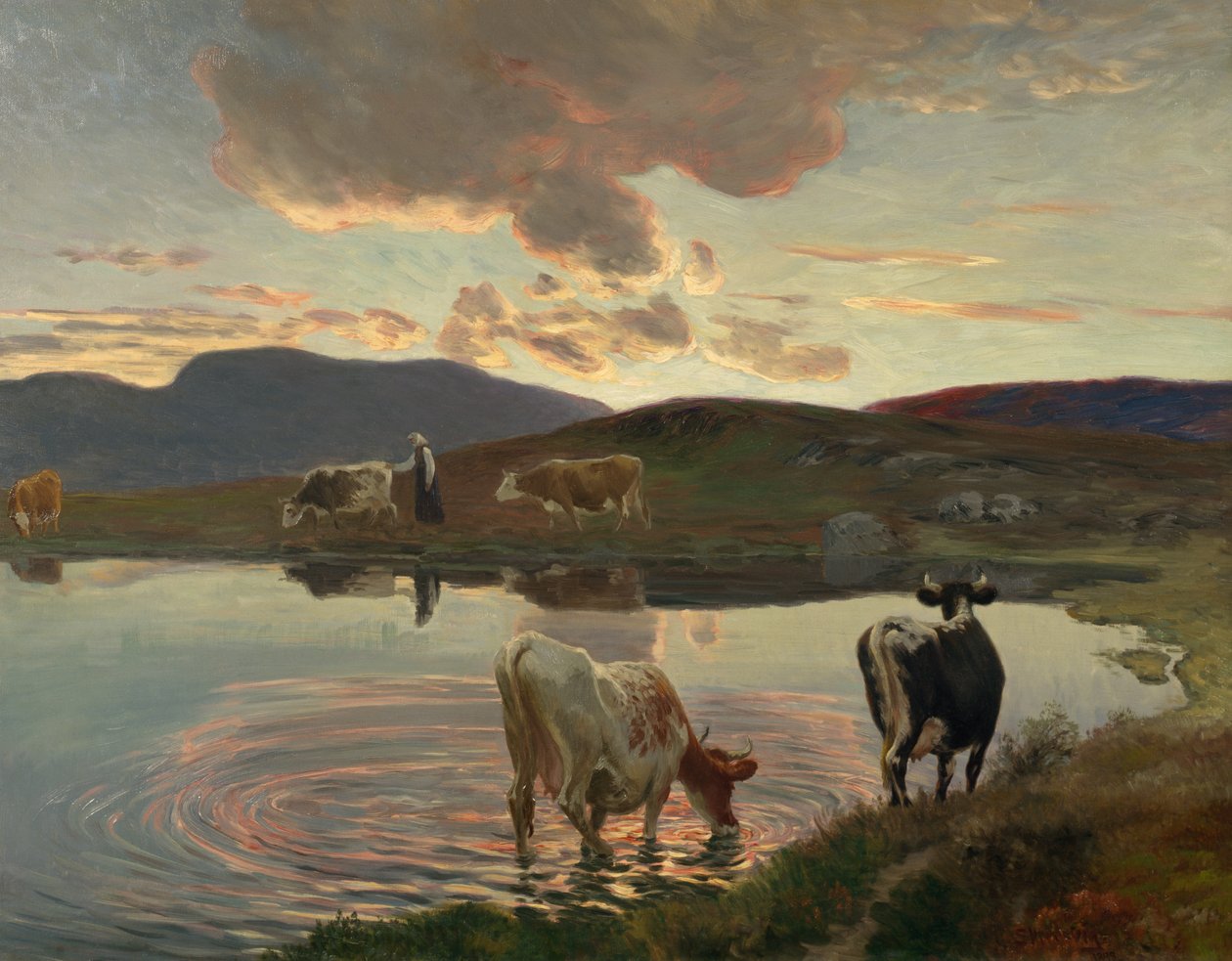 Dopo il tramonto da Christian Eriksen Skredsvig
