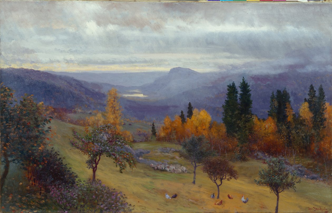 Autunno nel mio giardino da Christian Eriksen Skredsvig