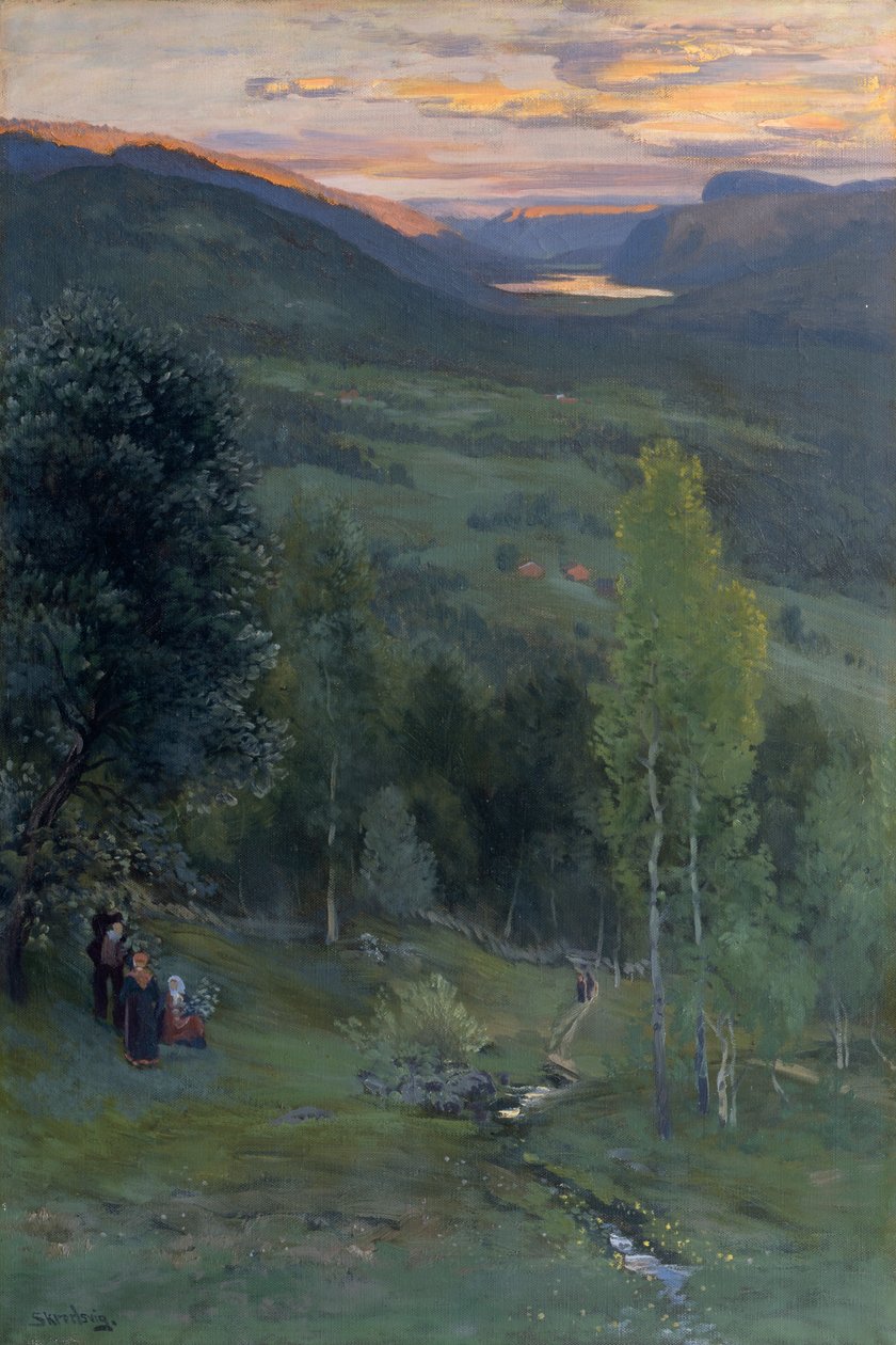 Mezza estate, Eggedal da Christian Eriksen Skredsvig