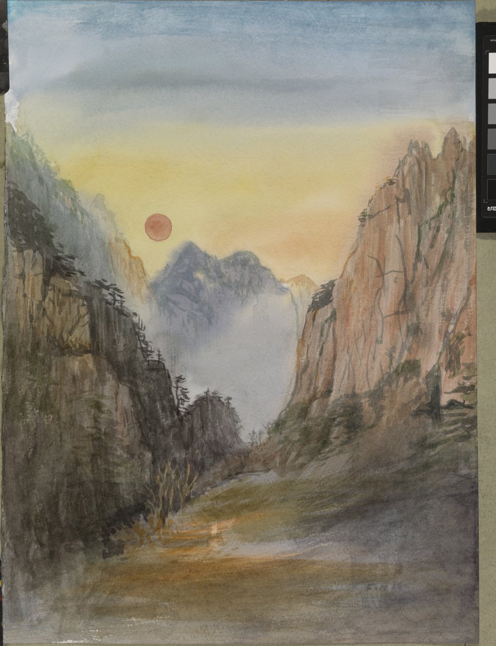 Sole Rosa (Oro) Montagne Gialle, 2015 da Christian Furr