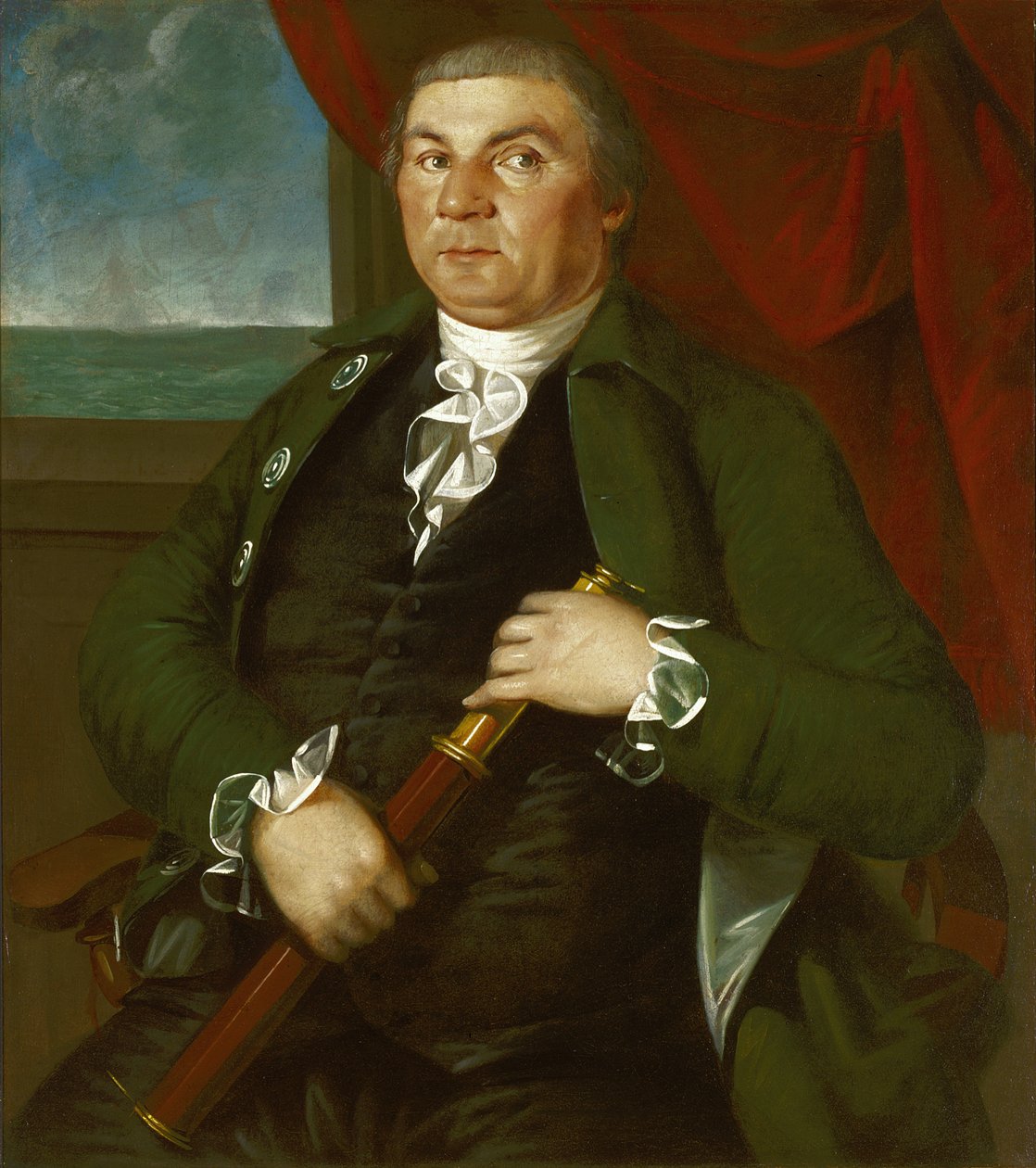 Il capitano David Coats, 1775 circa (olio su tela) da Christian Gullager