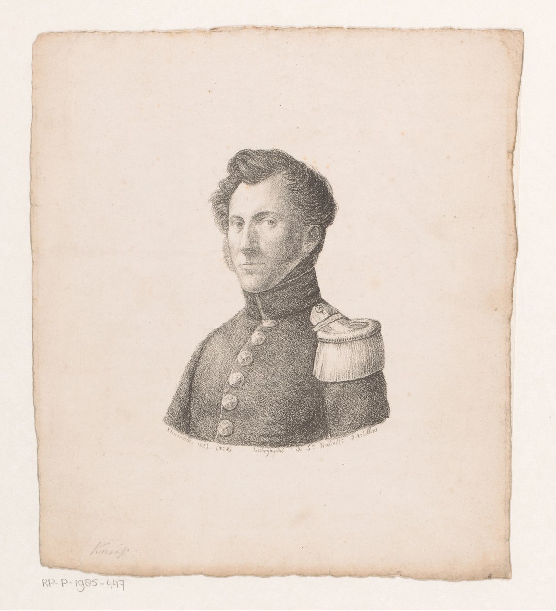 Ritratto di Arnold Willem de Bruin da Christian Heinrich Gottlieb Steuerwald