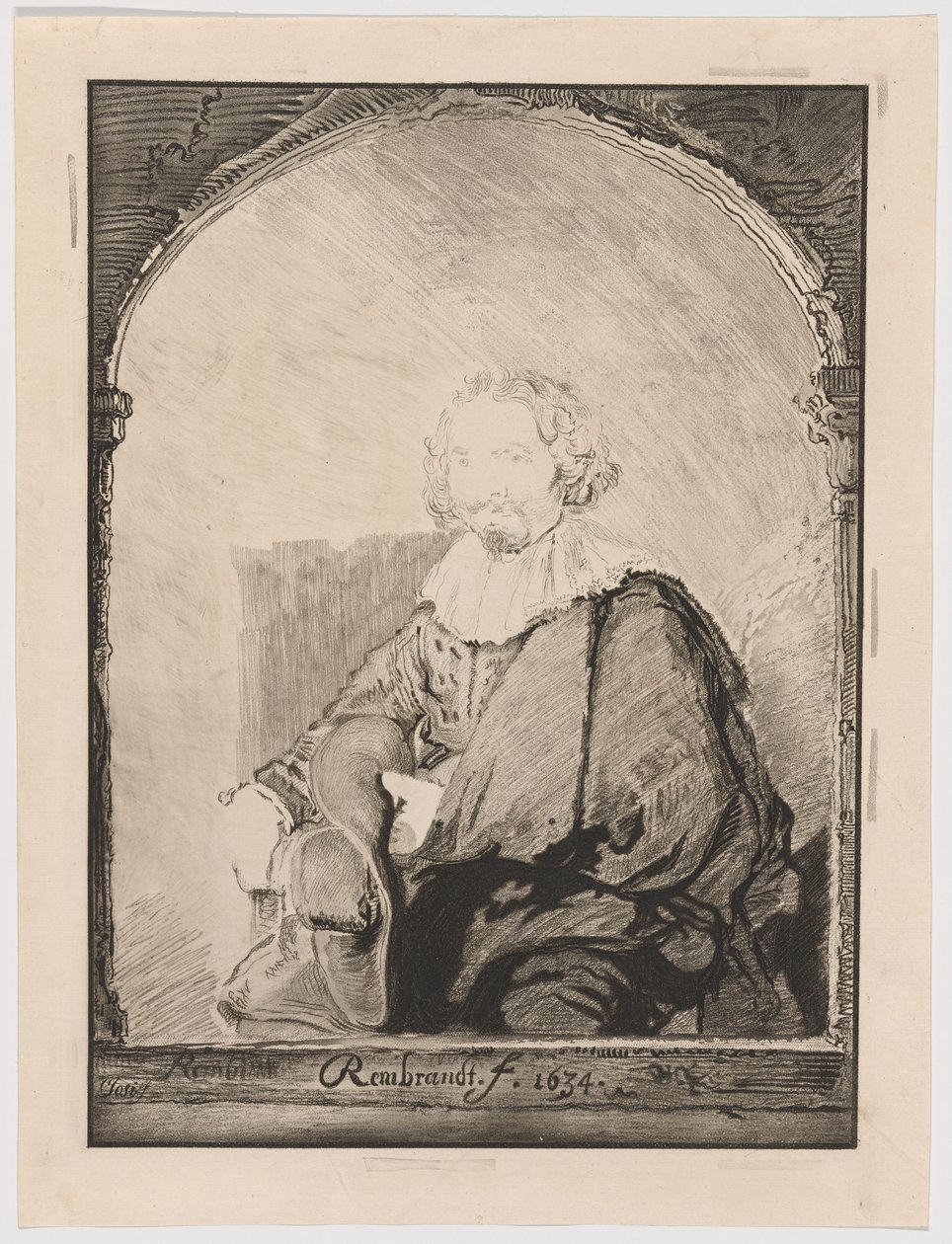 Ritratto di uomo in poltrona, da Collection d