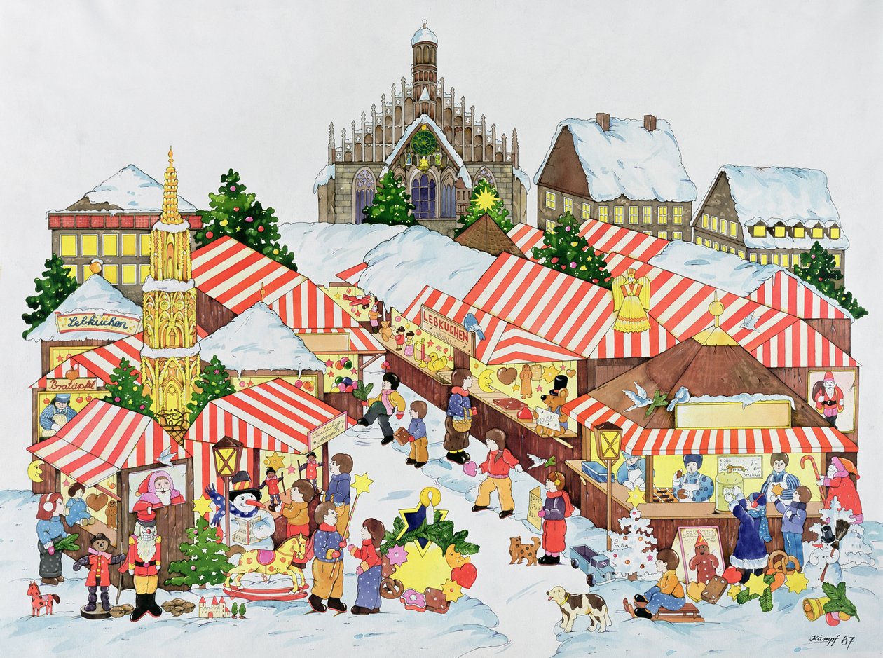 Christkindlmarket, Norimberga, 1987 da Christian Kaempf