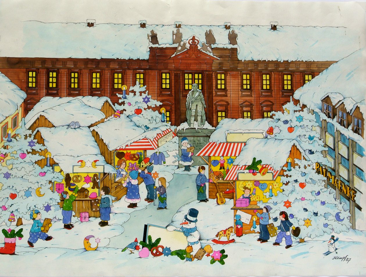 Mercato di Natale (Città Vecchia, Università di Erlangen) da Christian Kaempf