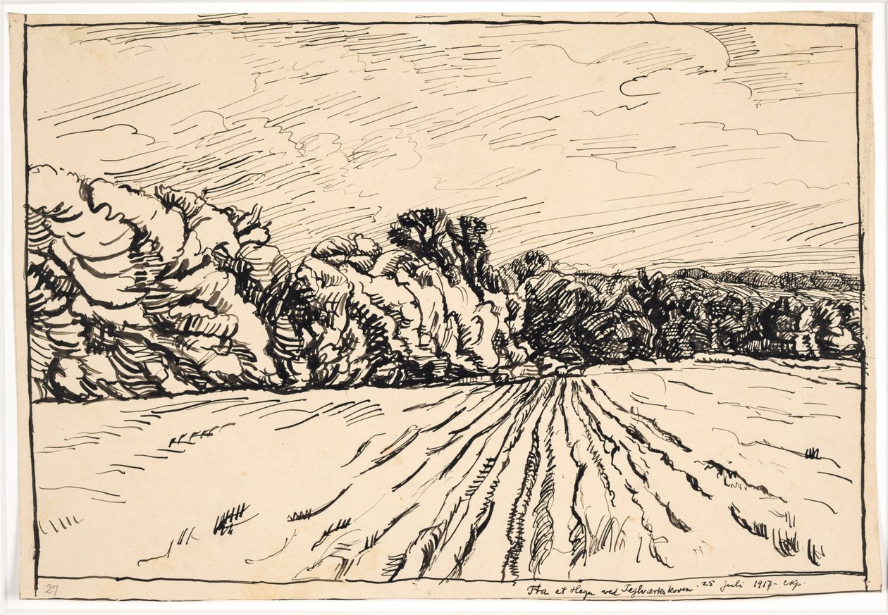 Paesaggio di Fionia da Christian Kongstad Petersen