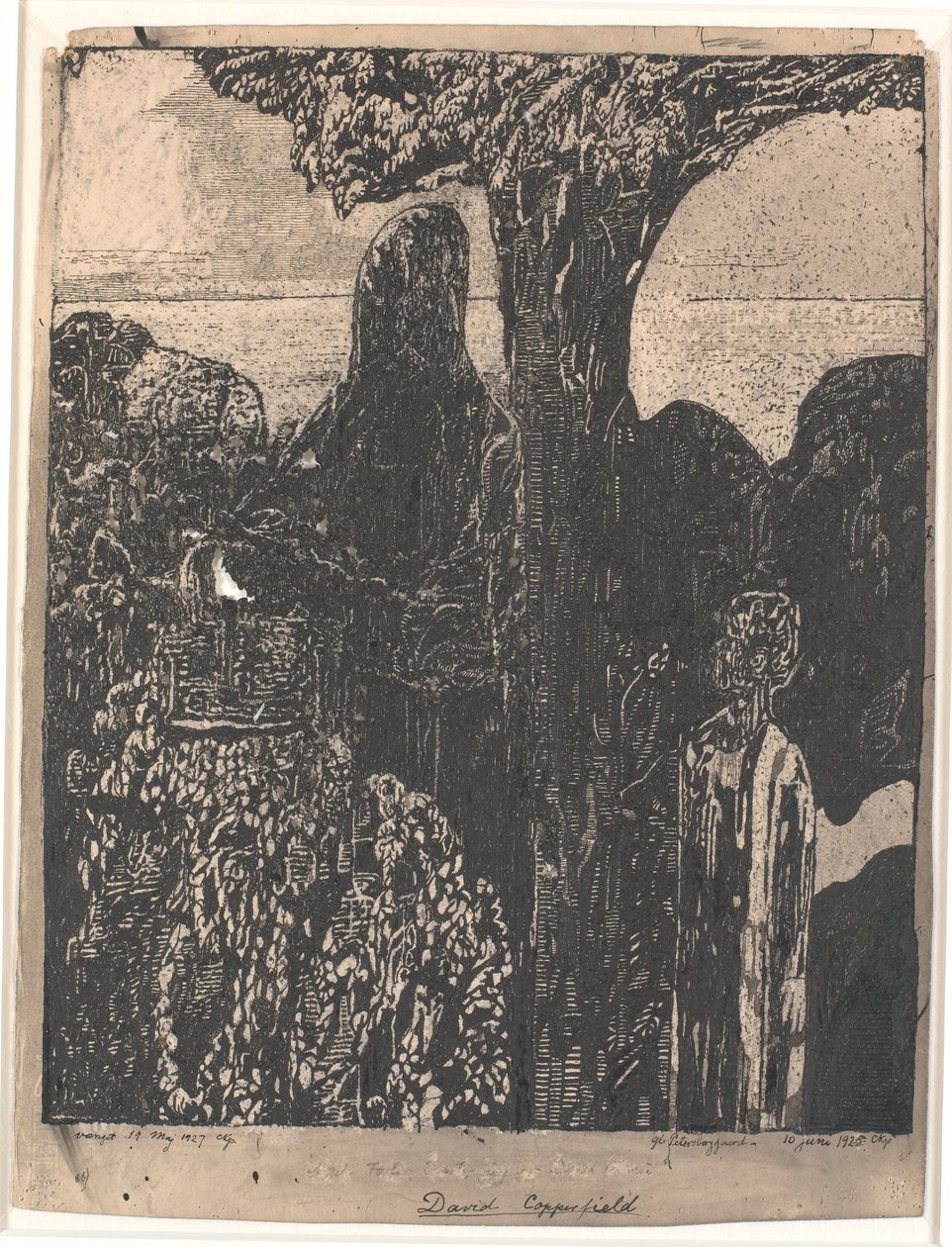 Visita alla zia, Miss Betsey Trootwood, Dover da Christian Kongstad Petersen