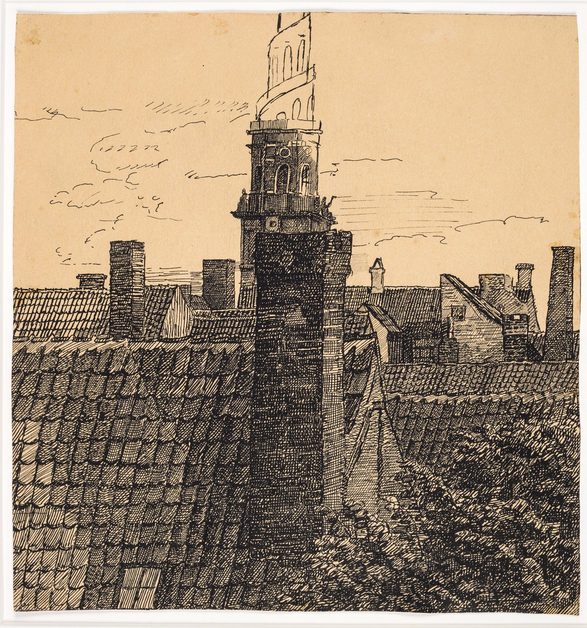 Vista sui tetti verso la Chiesa del Salvatore da Christian Kongstad Petersen